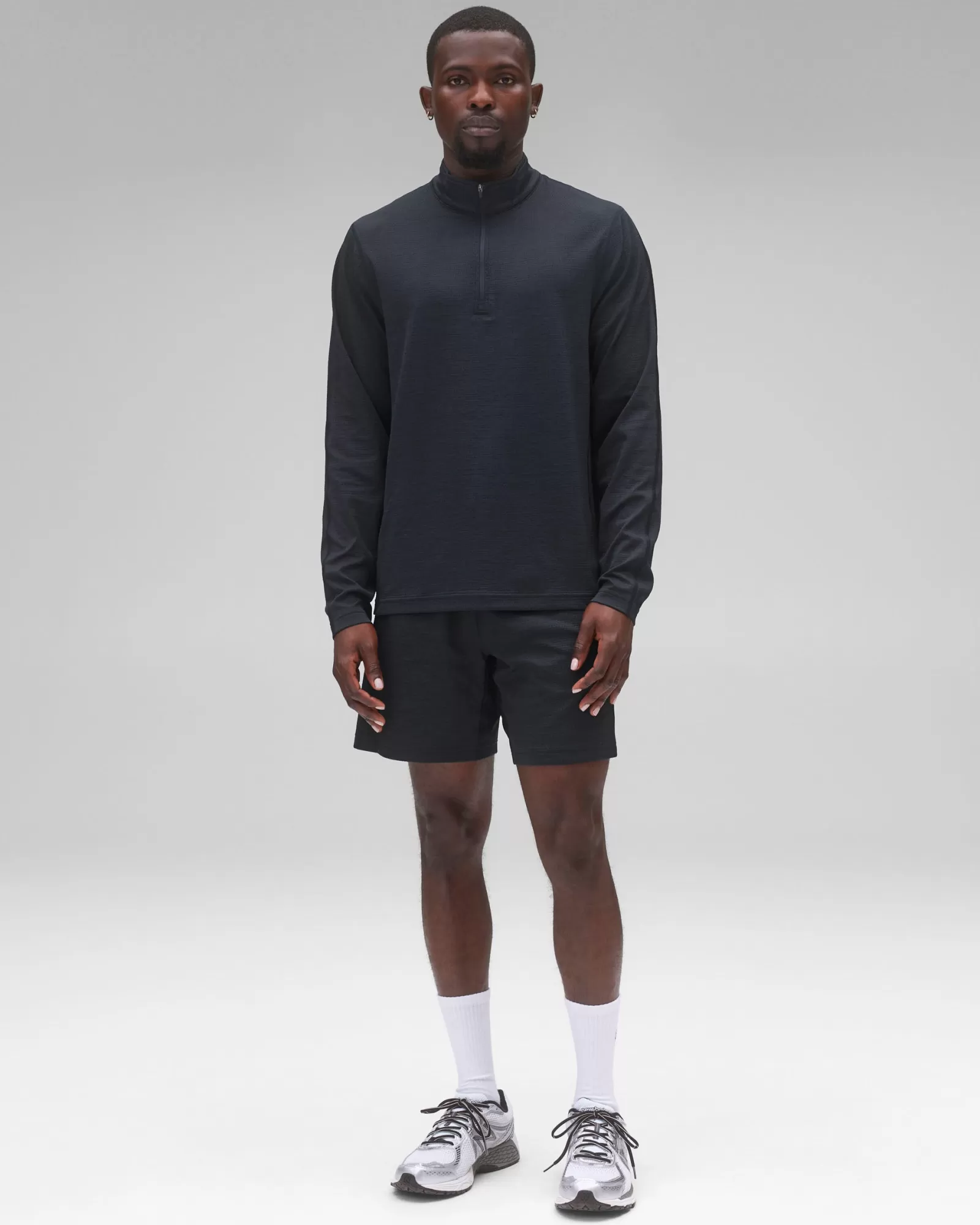 Reigning Champ Solotex Mesh Tiebreak Quarter Zip