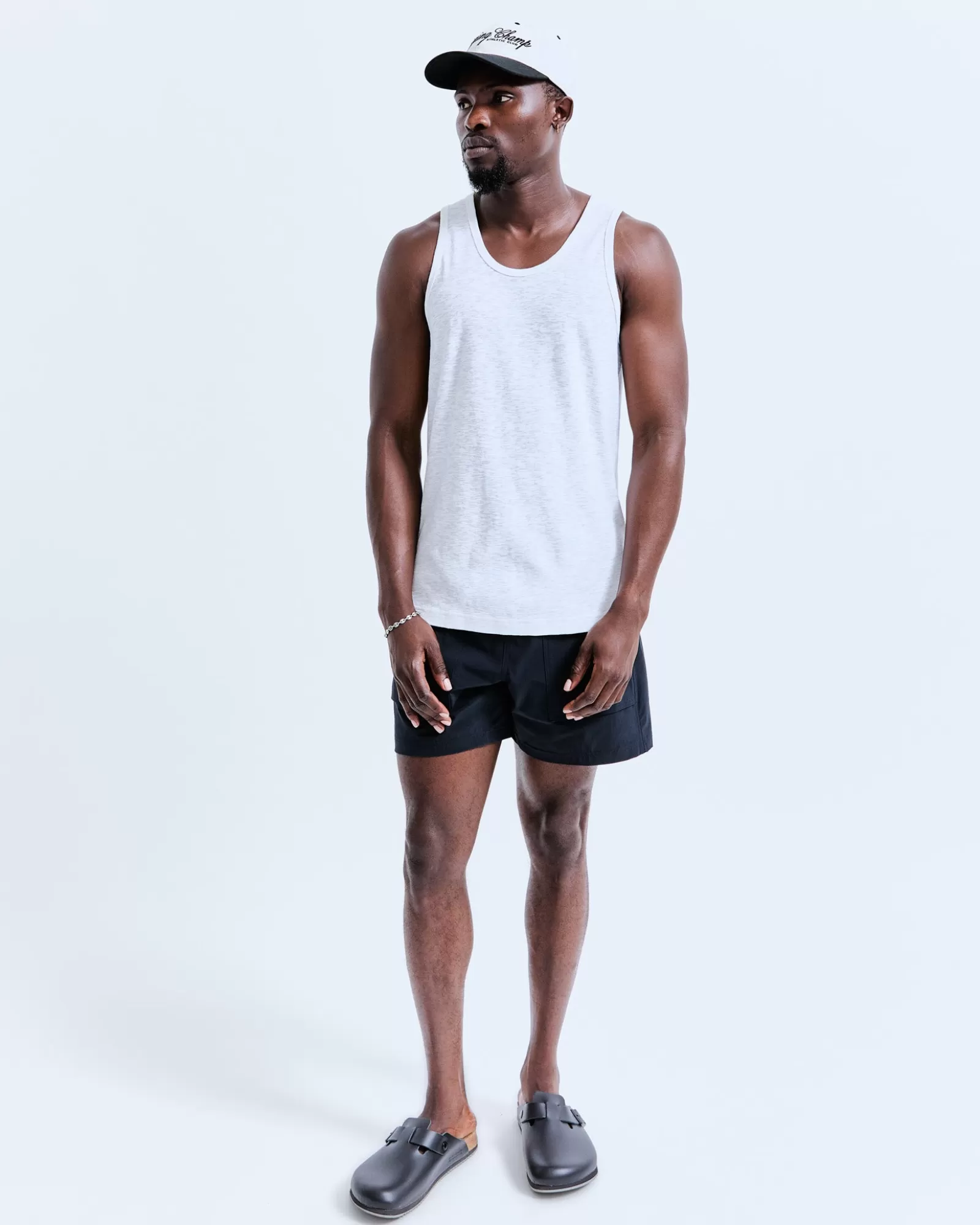 Reigning Champ Stretch Nylon Utility Swim Short 6"