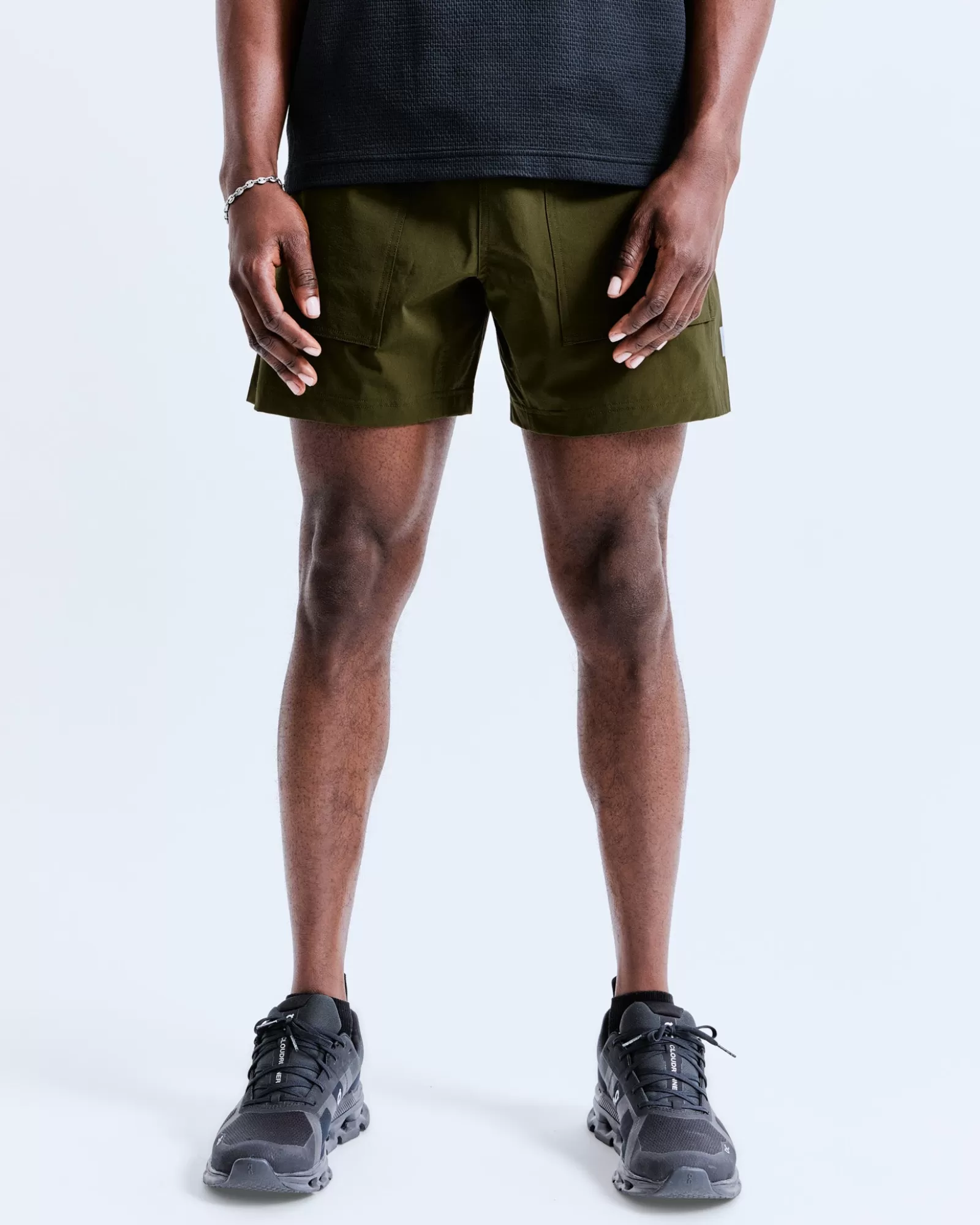 Reigning Champ Stretch Nylon Utility Swim Short 6"