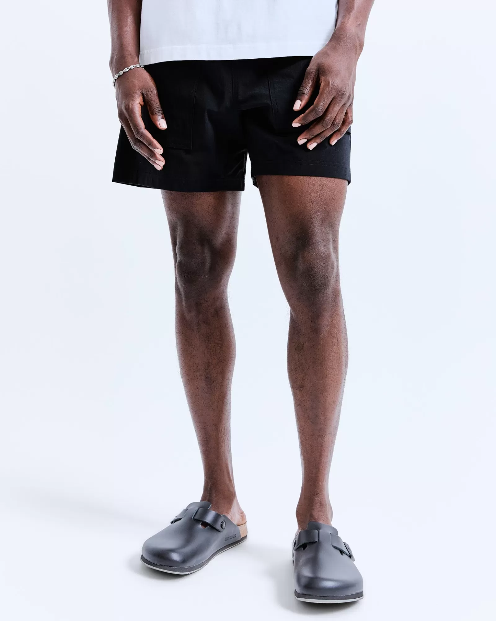 Reigning Champ Stretch Nylon Utility Swim Short 6"