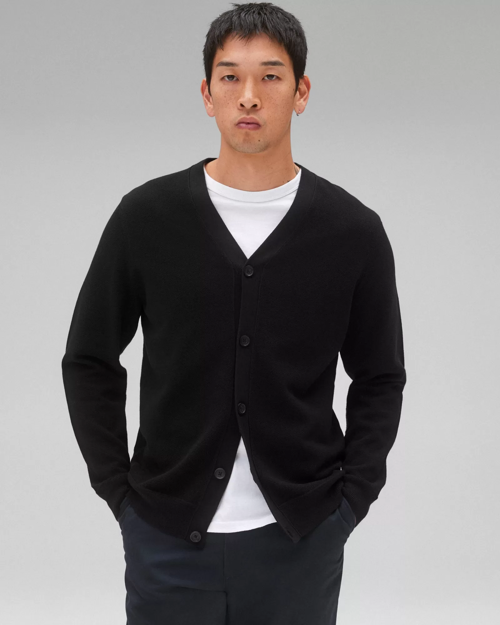 Reigning Champ Supima Pique Ace Cardigan