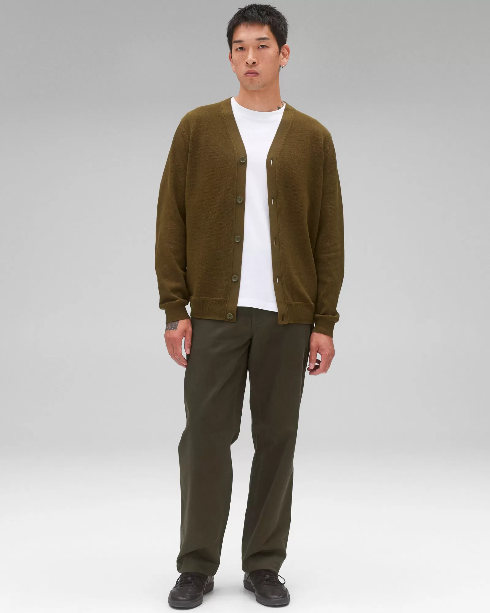 Reigning Champ Supima Pique Ace Cardigan