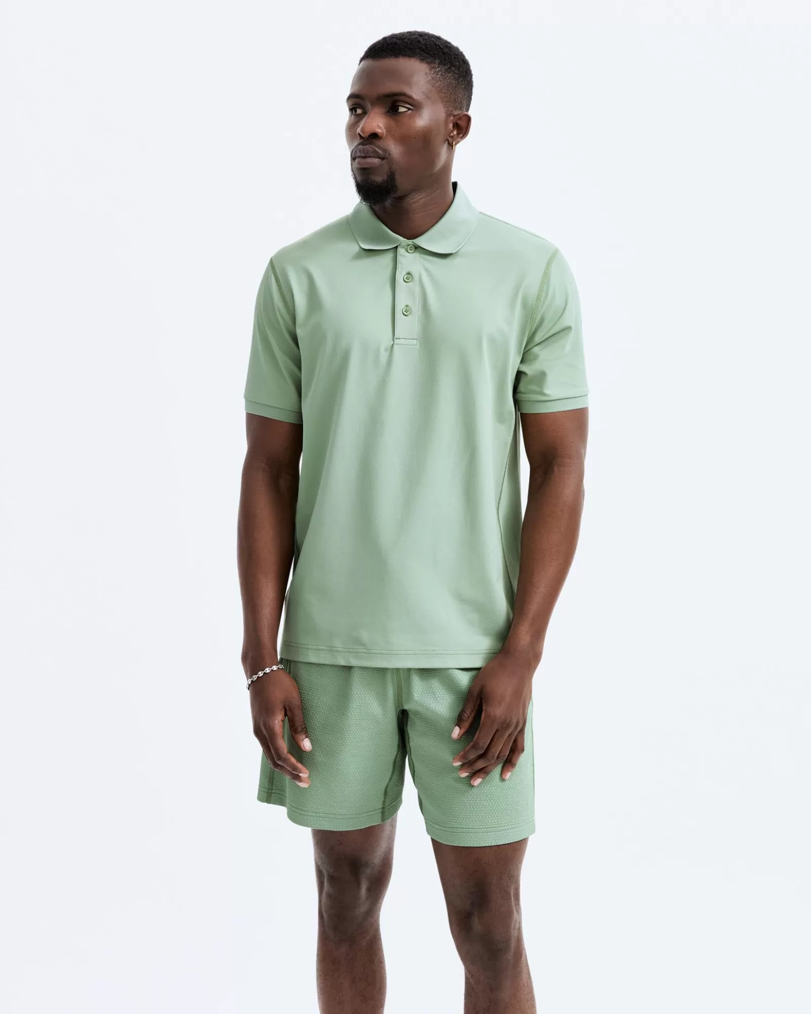 Reigning Champ Tech Pique Playoff Polo