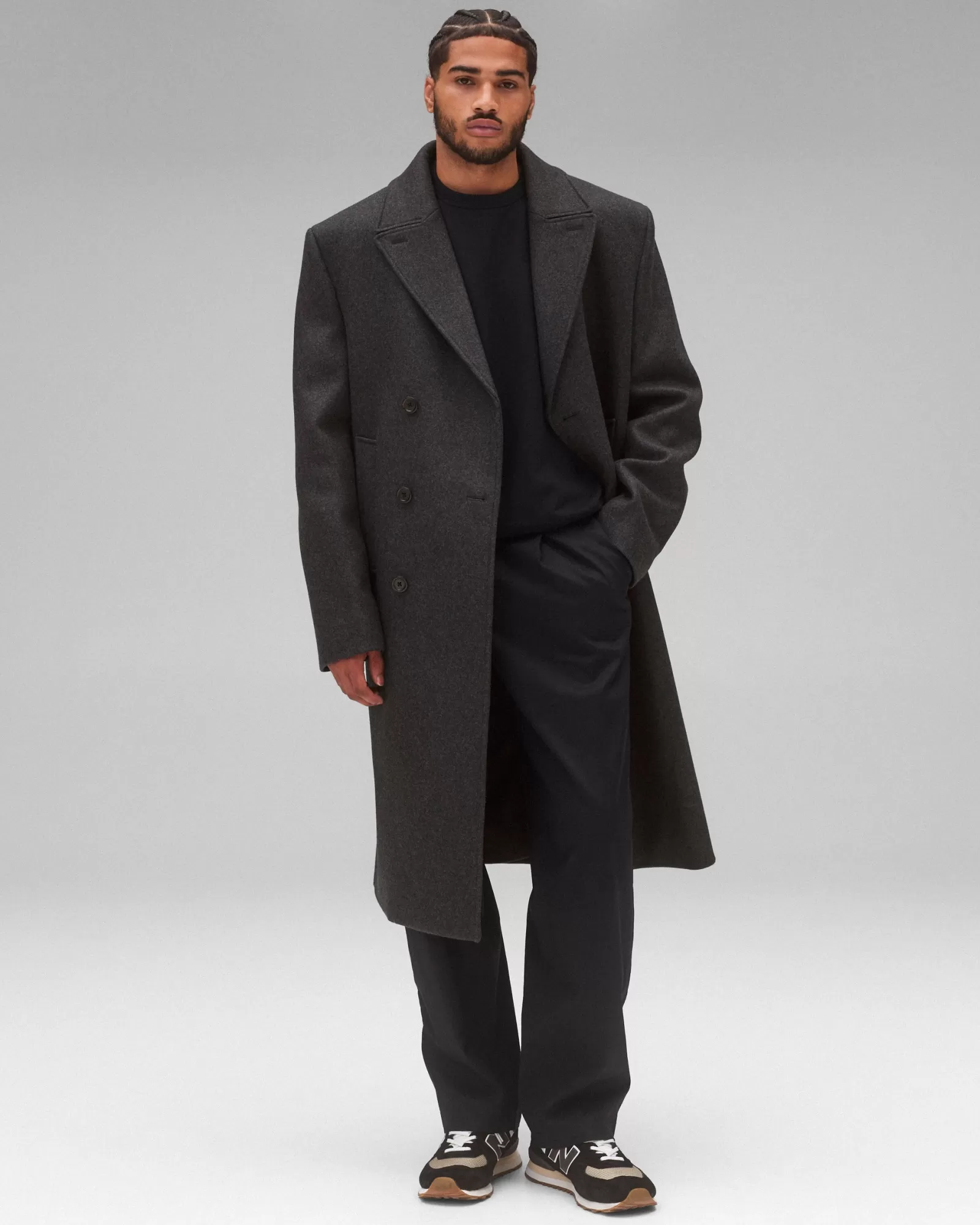 Reigning Champ Wool Cashmere Polo Coat