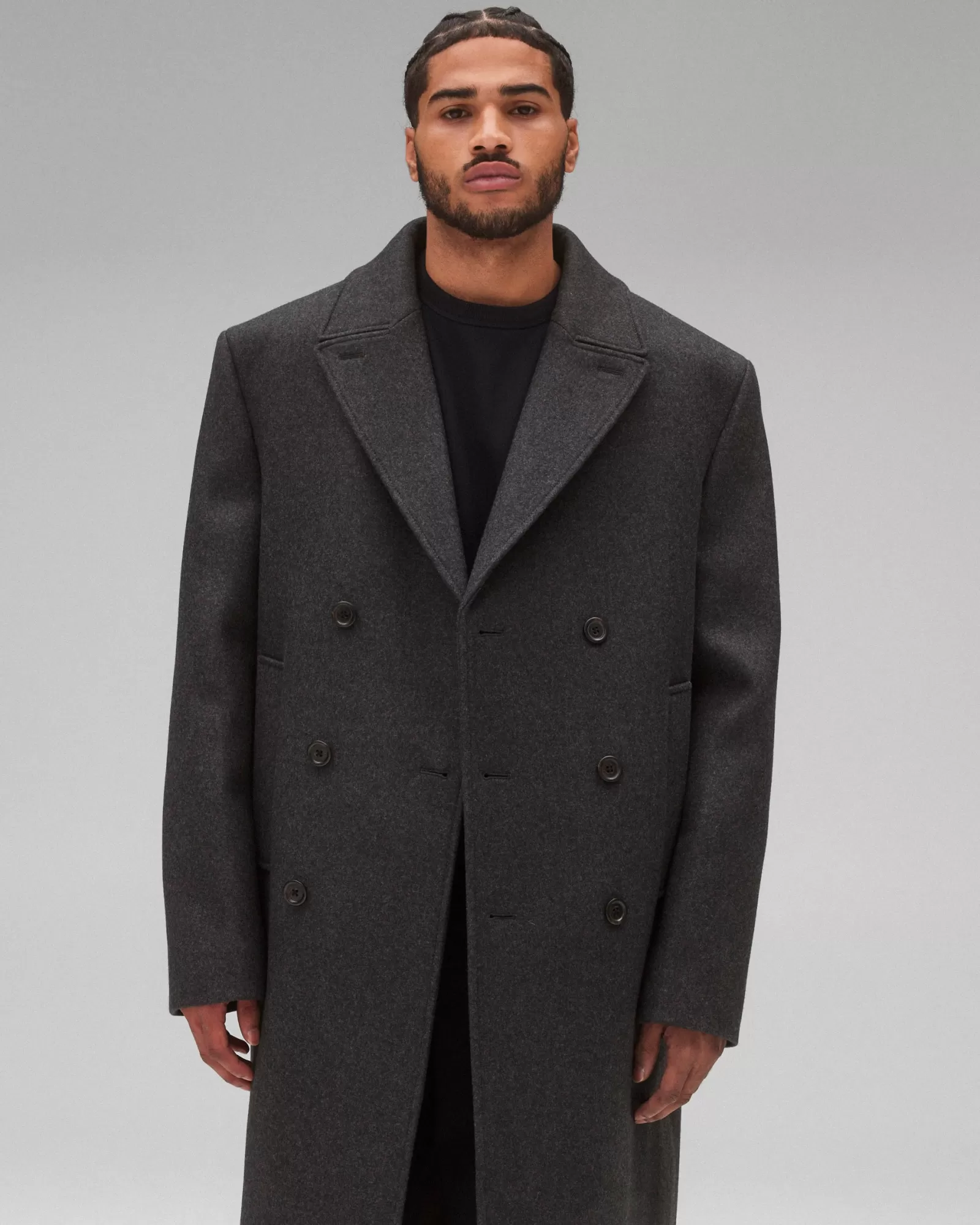 Reigning Champ Wool Cashmere Polo Coat